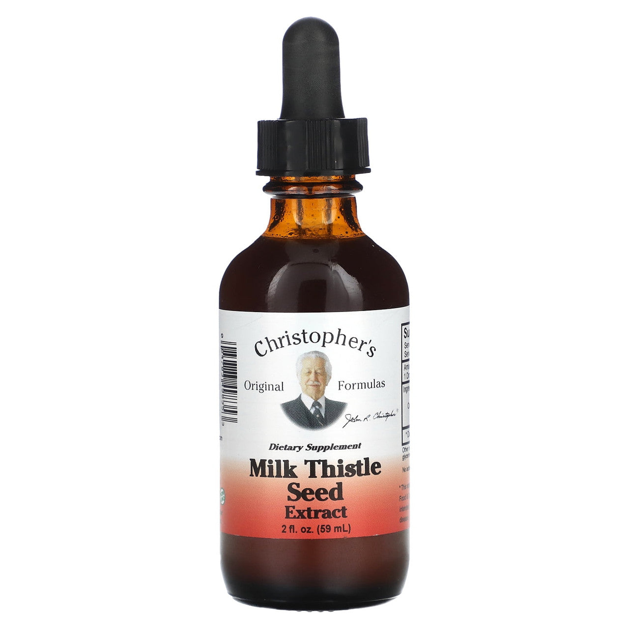 Dr. Christophers Original Formulas Milk Thistle Seed Liquid Extract - 2 Oz